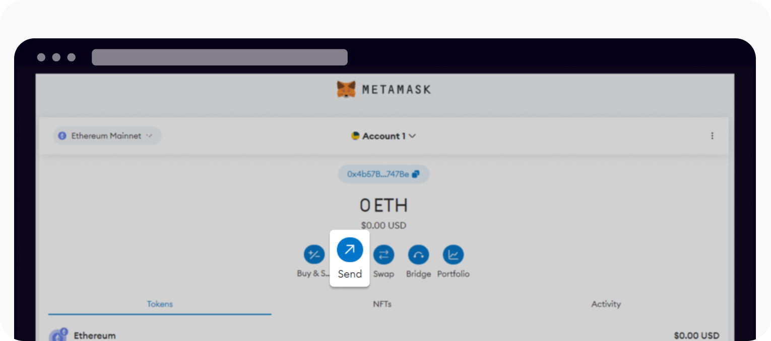 CT-web-withdraw-metamask extension-send