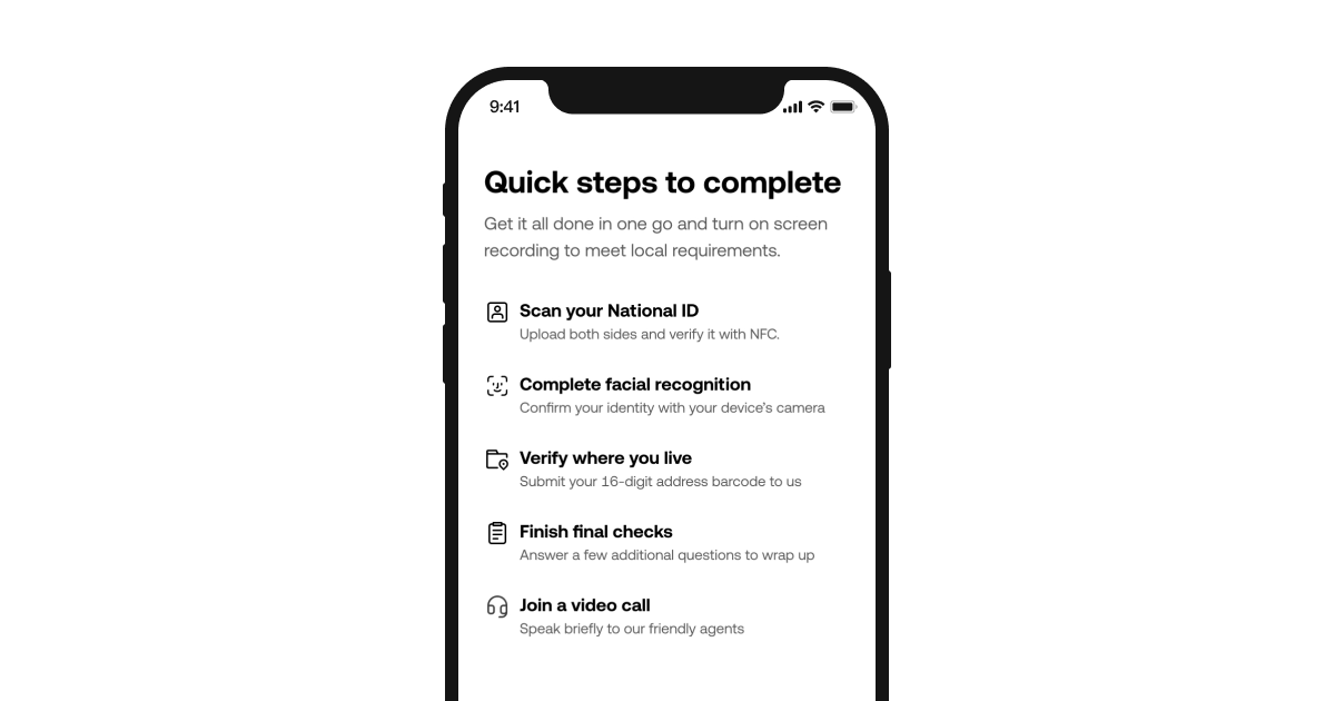 STEP BY STEP VERIFICATION ID
