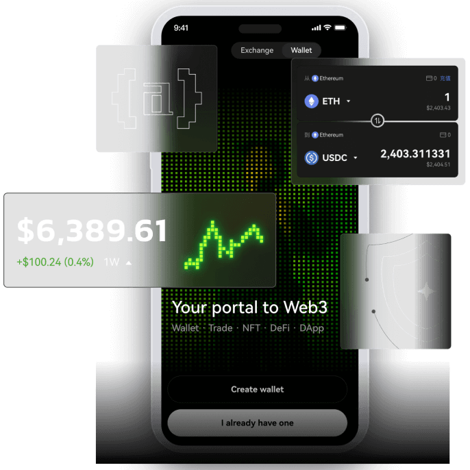 Crie on-chain,
em qualquer cadeia