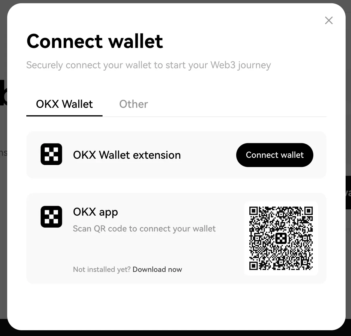 Connect wallet X Layer bridge