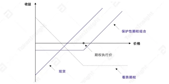 保护性看跌期权投资组合,来源:TokenInsight