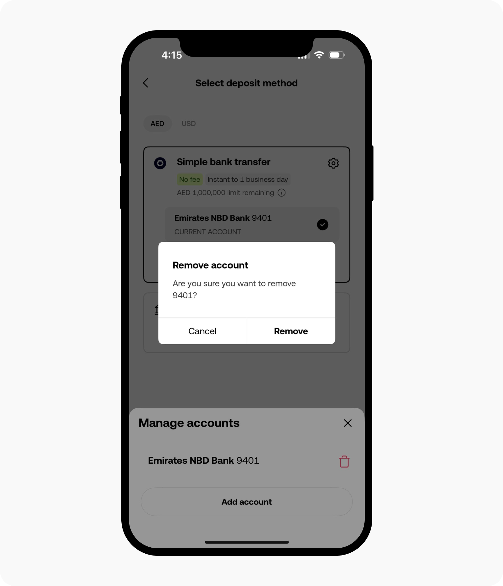 CT-App-Cash deposit-dp AED simple bank transfer10