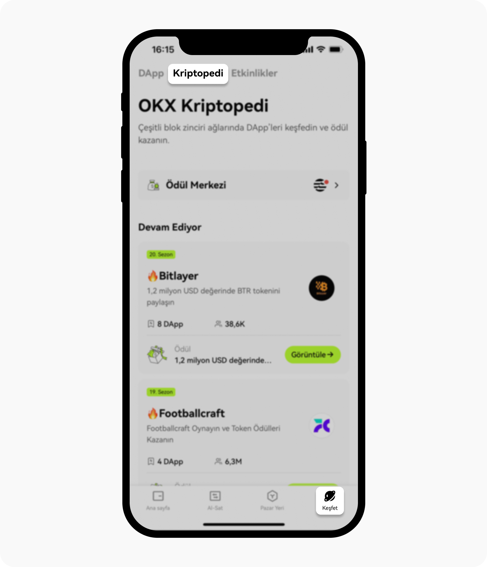 Explore Cryptopedia page on OKX/OKX TR app