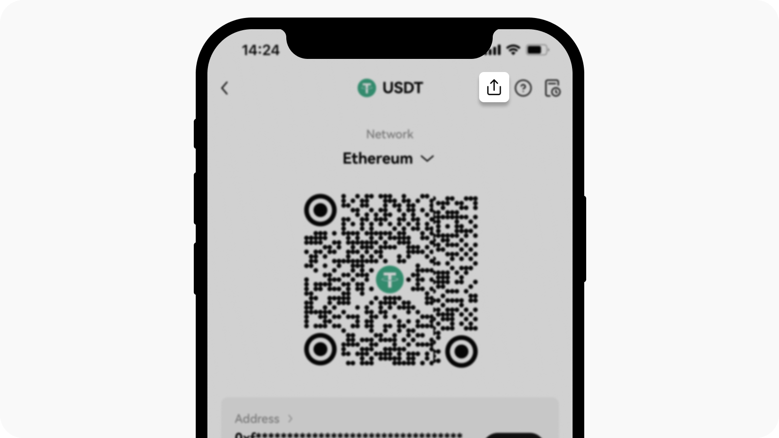 CT-app-deposit on chain-share deposit details