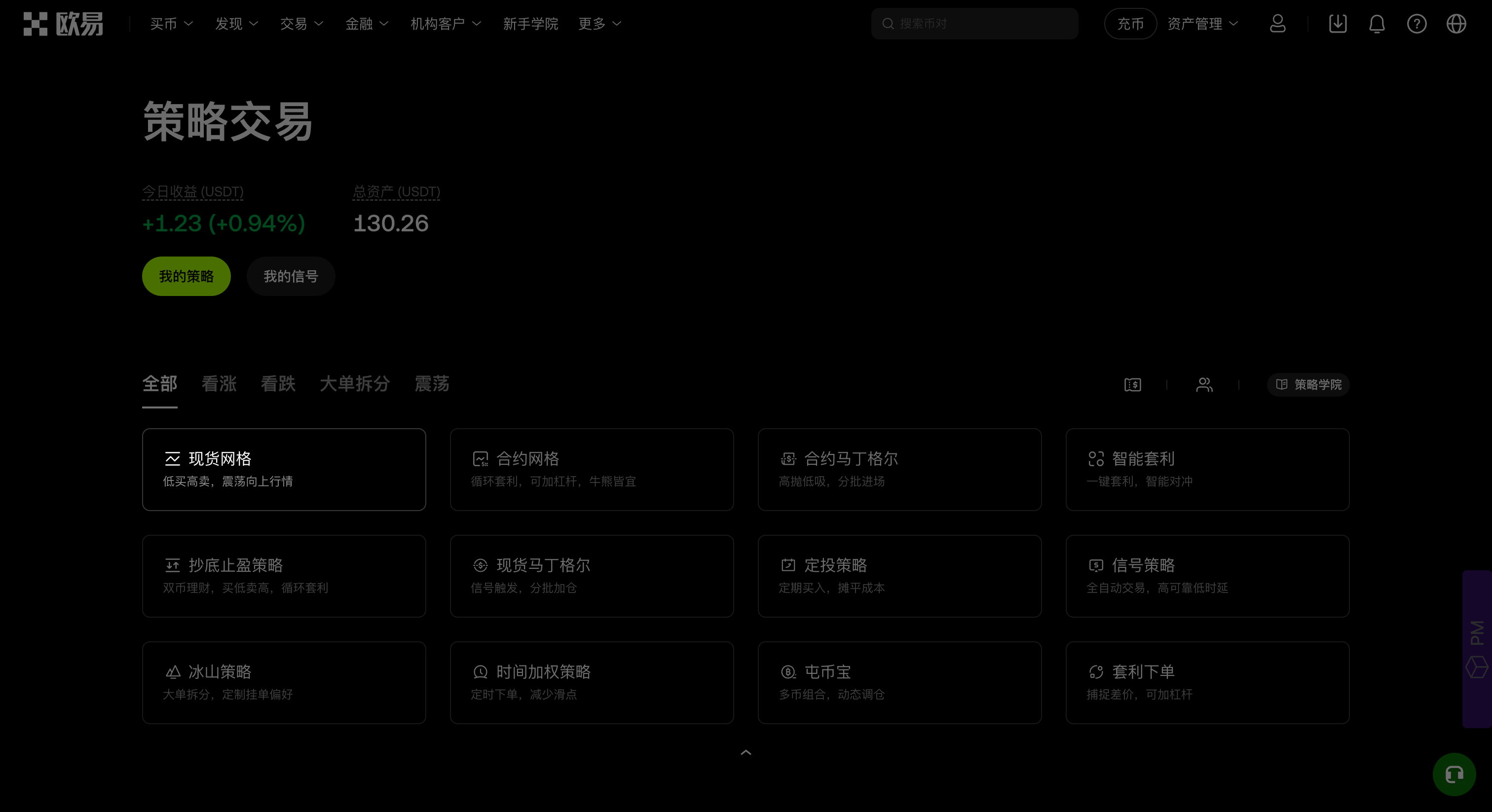 现货网格
