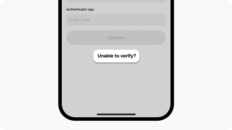 Unable to verify
