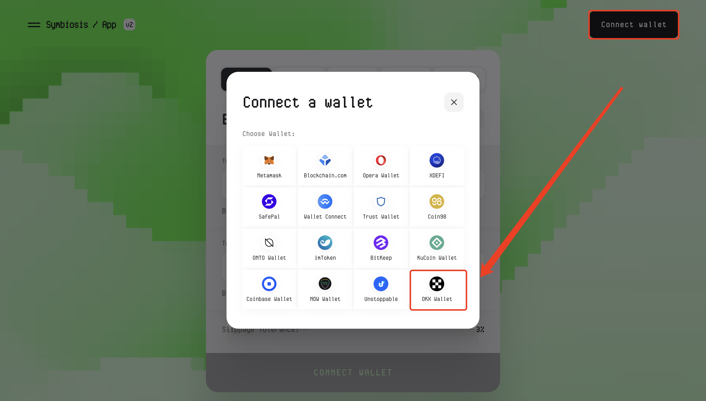 access-symbiosis-using-the-okx-wallet-web-extension image 6