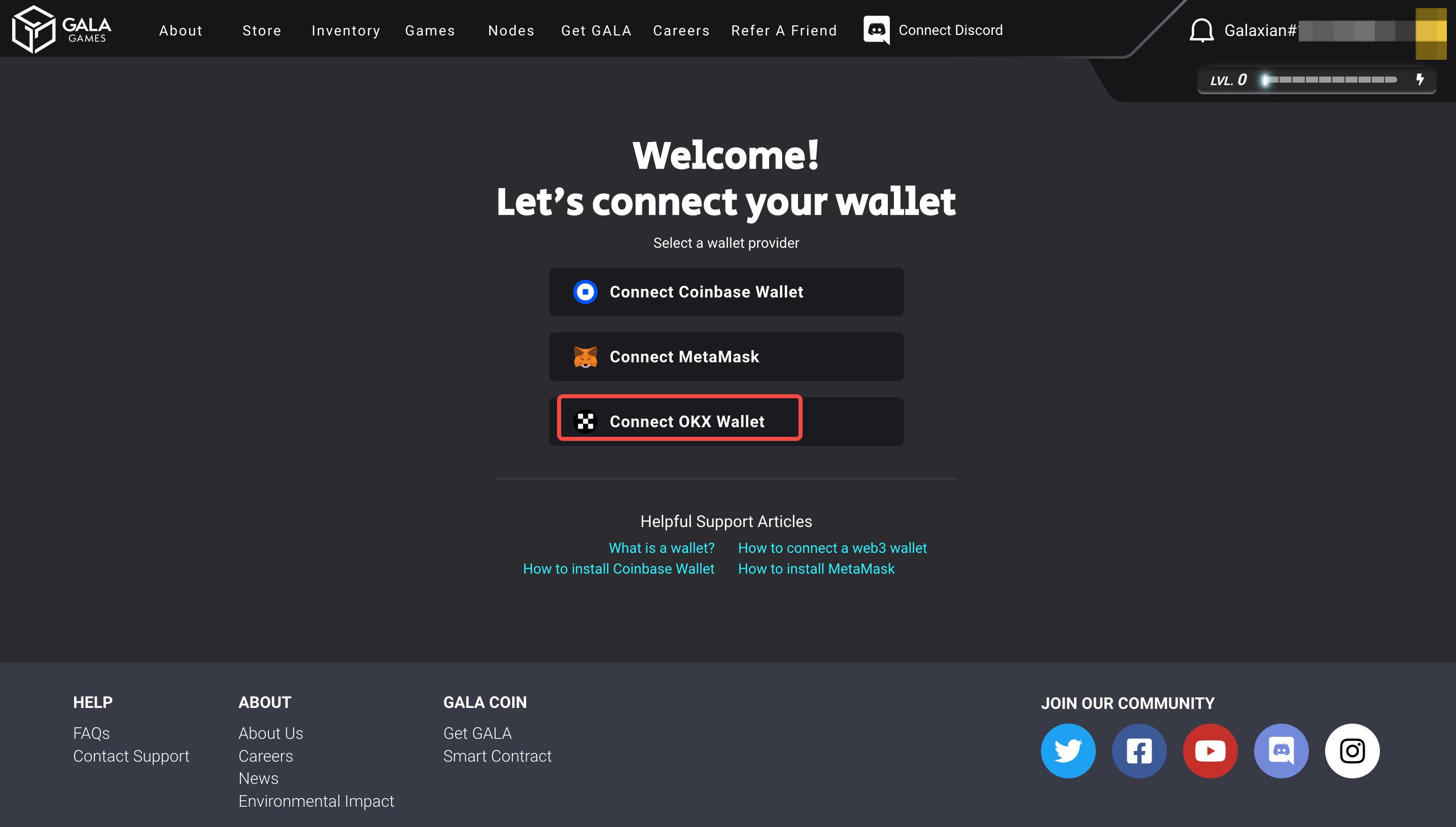 access-gala-games-using-the-okx-wallet-web-extension image 6