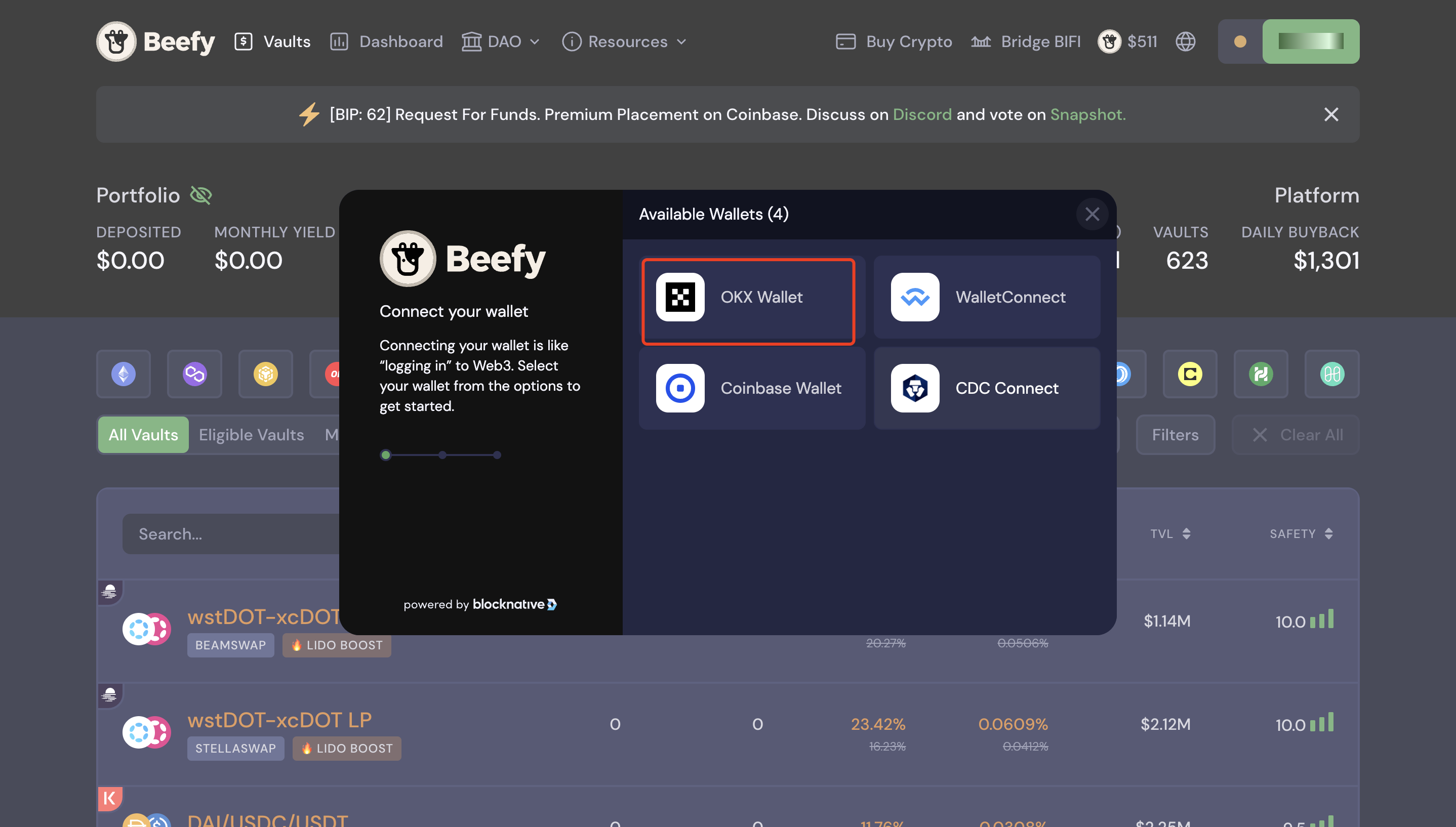 access-beefy-finance-using-the-okx-wallet-web-extension image 6