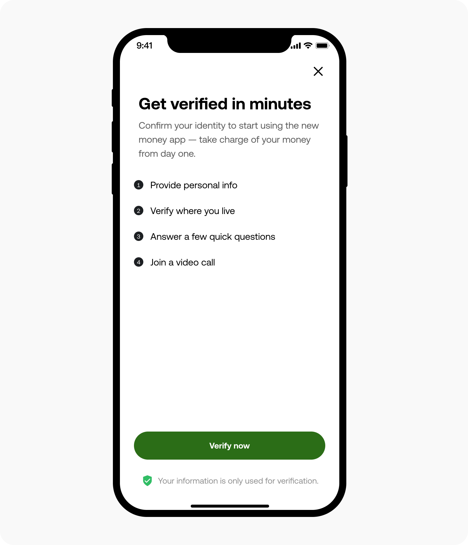 STEP BY STEP VERIFICATION ID
