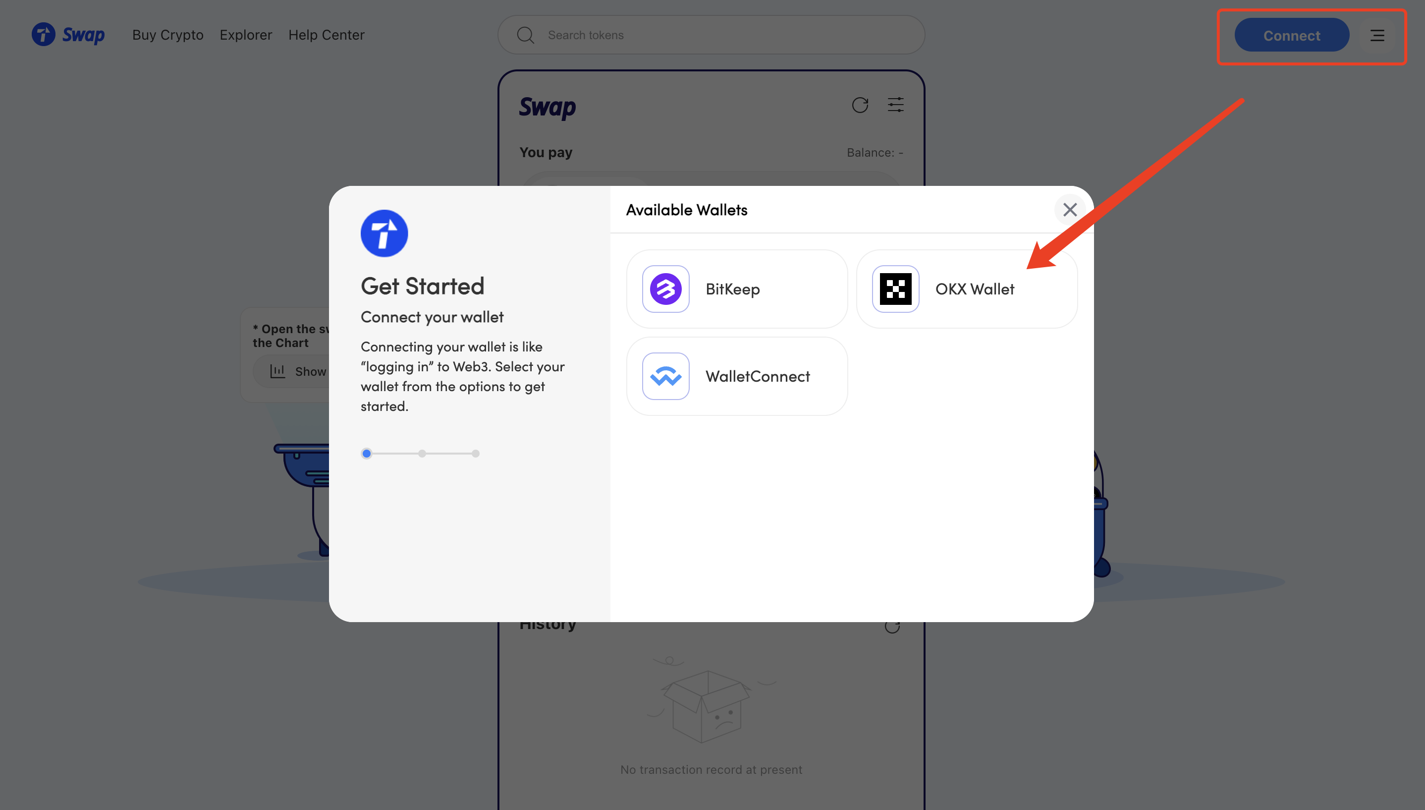 access-transit-swap-using-the-okx-wallet-web-extension image 6