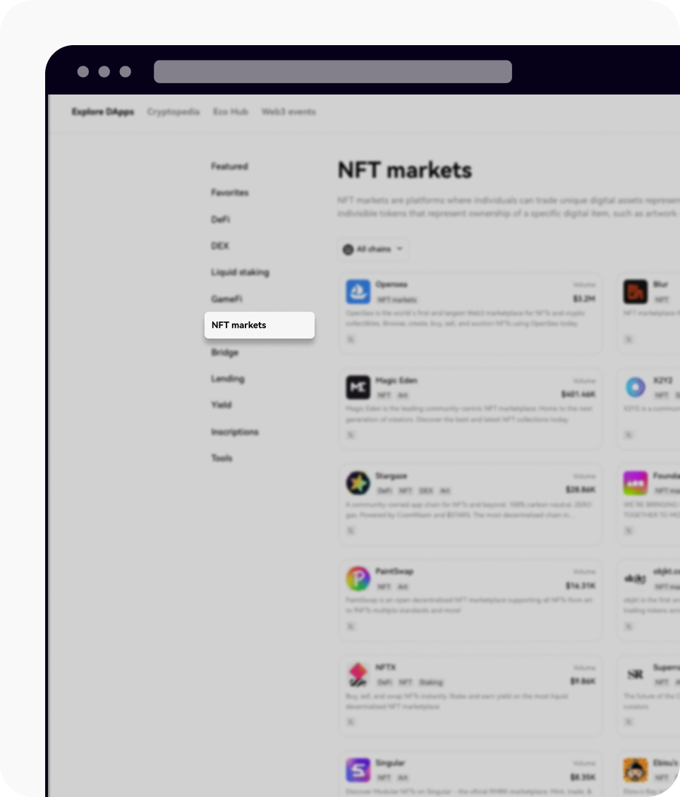 Web3 Discover NFT Trading Market