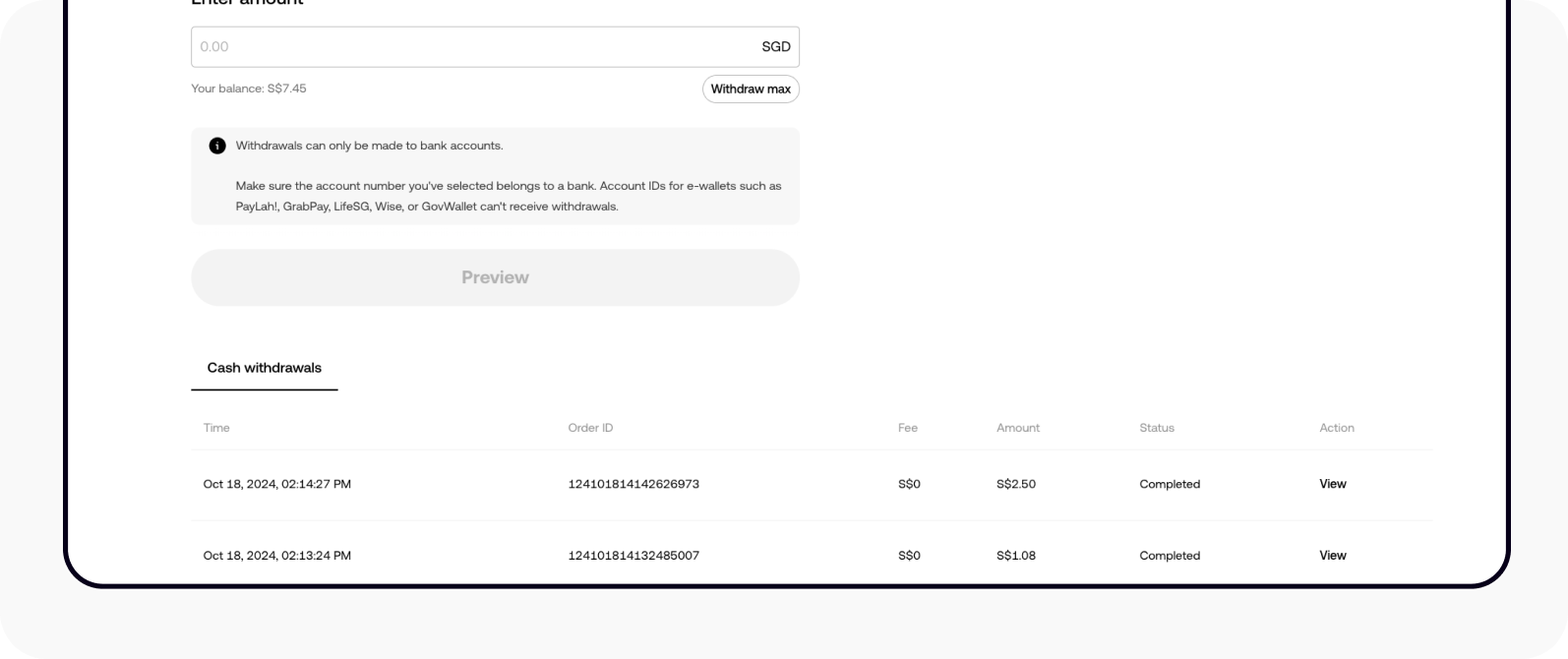 CT-Web-cash wd-SGD history