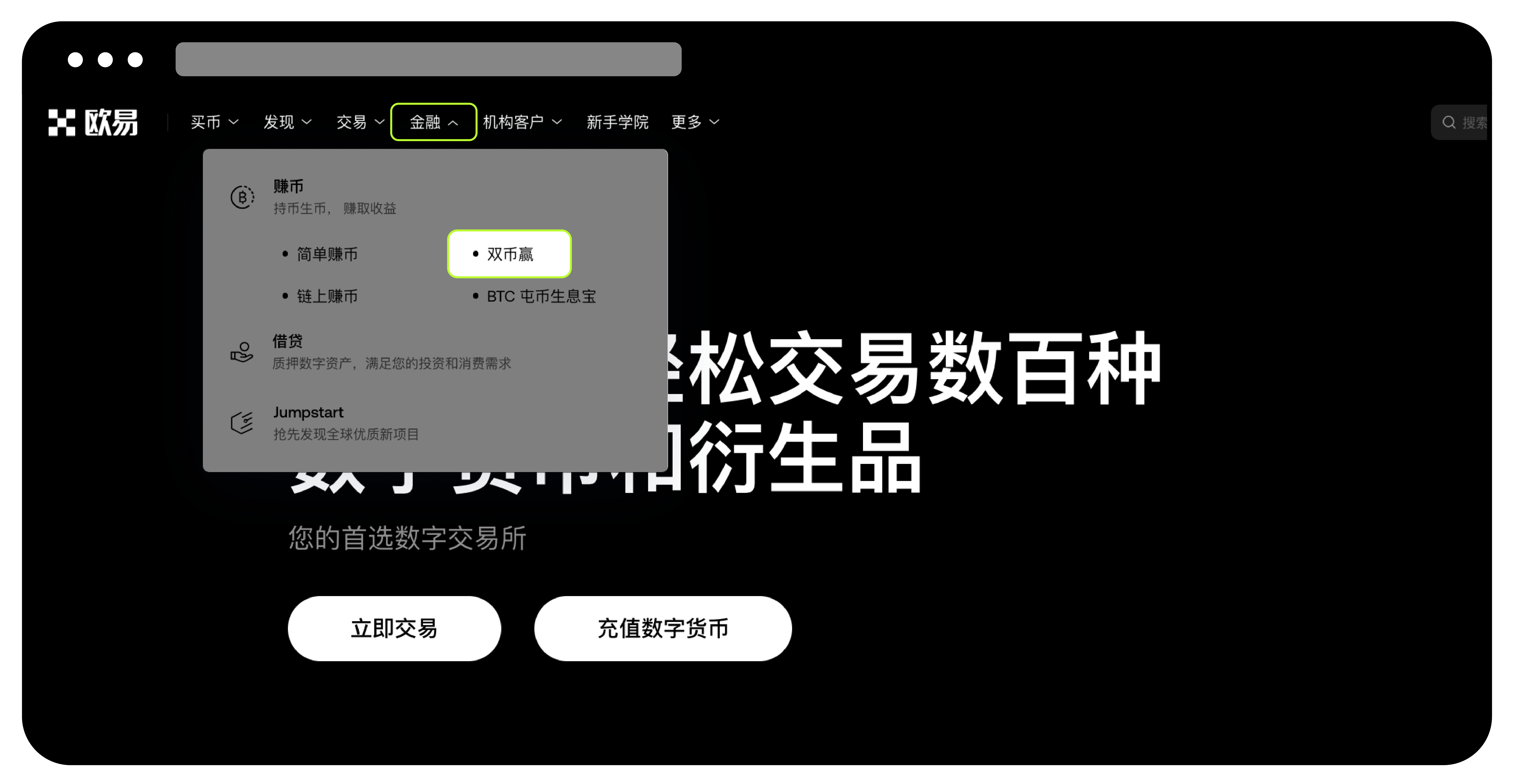 双币赢使用指南web1