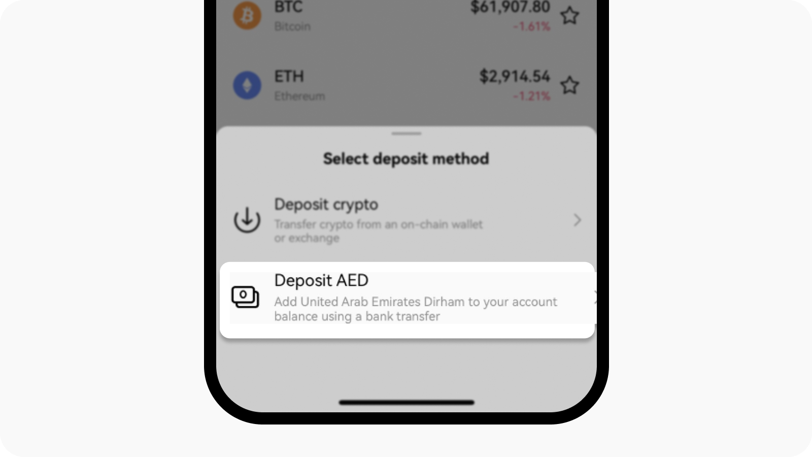 CT-app-cash deposit-deposit AED