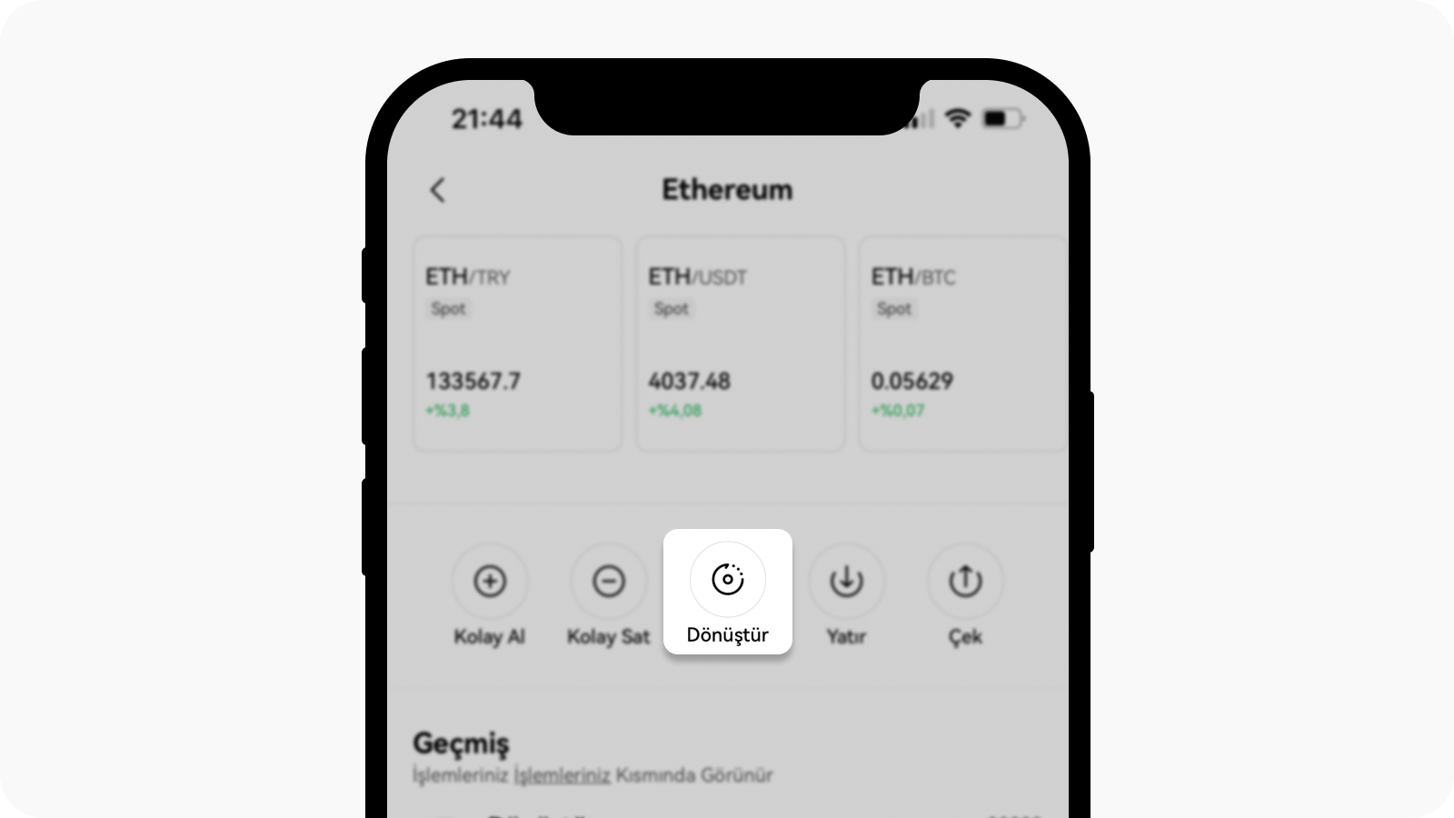 CT-app-tr-TR-portfolio-select convert from crypto page