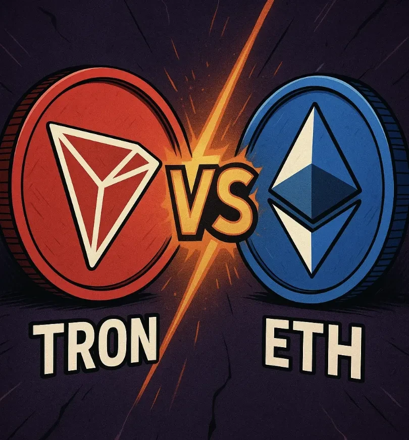 TRON v.s ETH