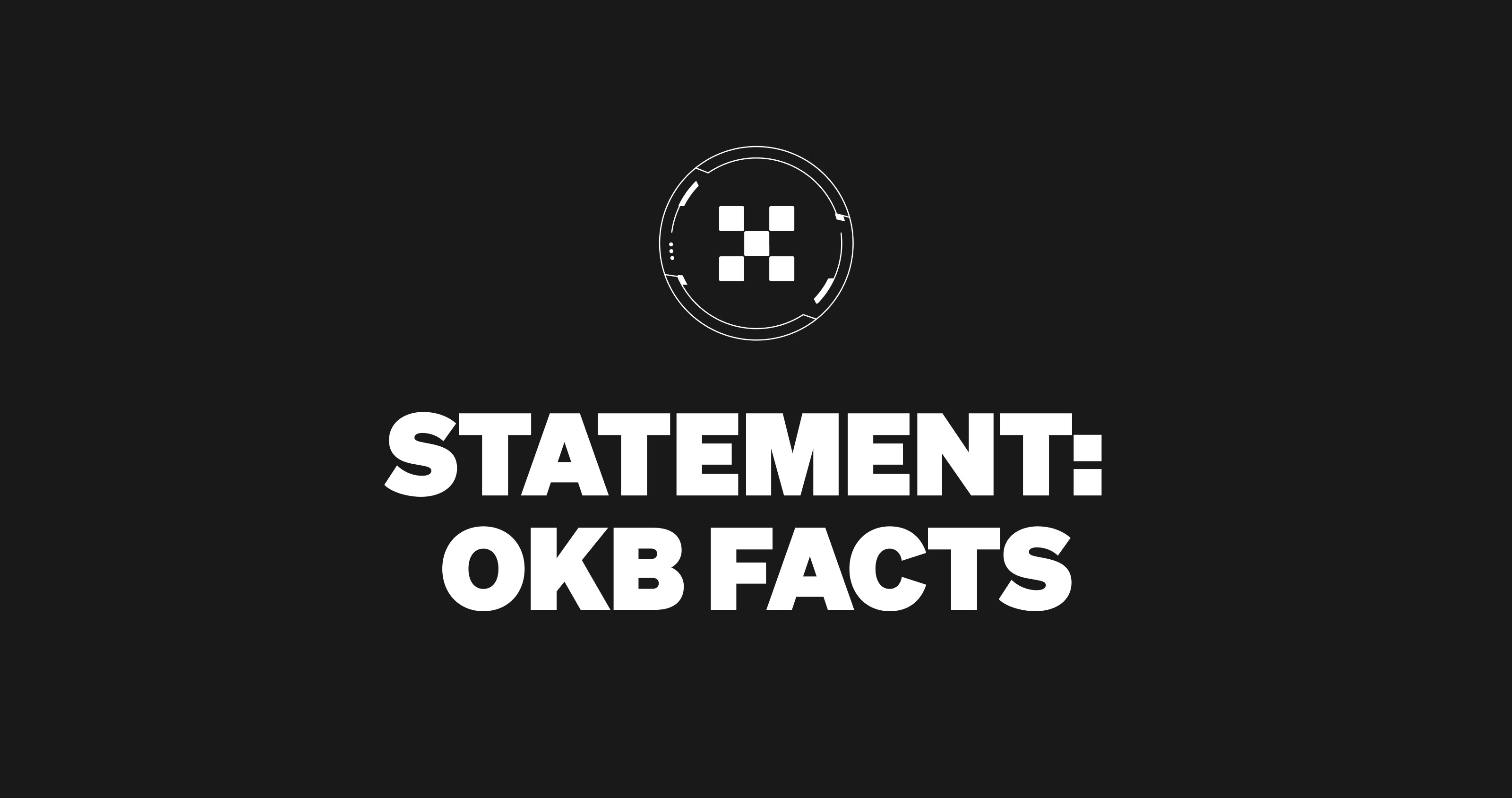 OKX Statement on OKB