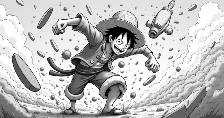 Luffy's Gear 5 Toon Force Explained: The Paintbrush of Imagination in One Piece