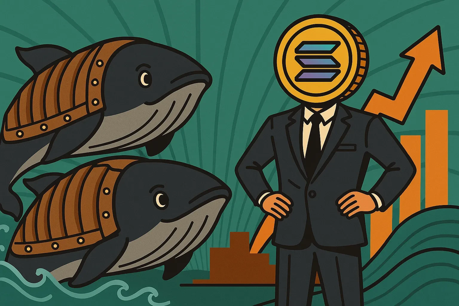 巨鯨行動與機構採用強化 Solana 上行預期