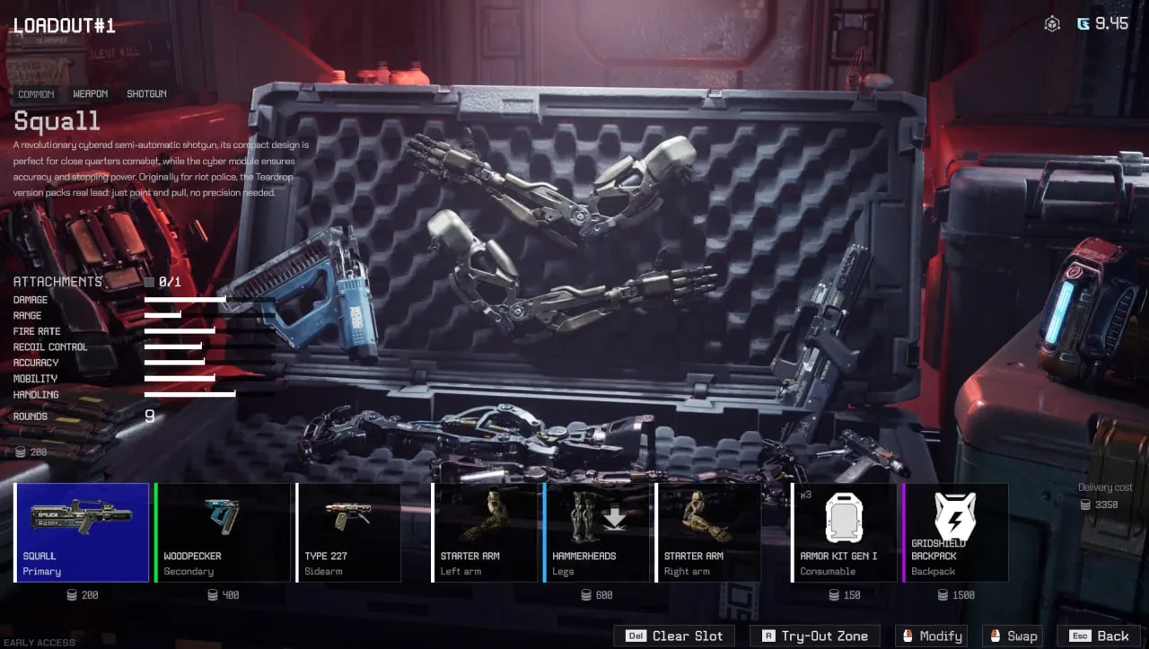 Off The Grid personalized loadouts