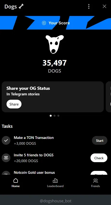 DOGS mini-app example