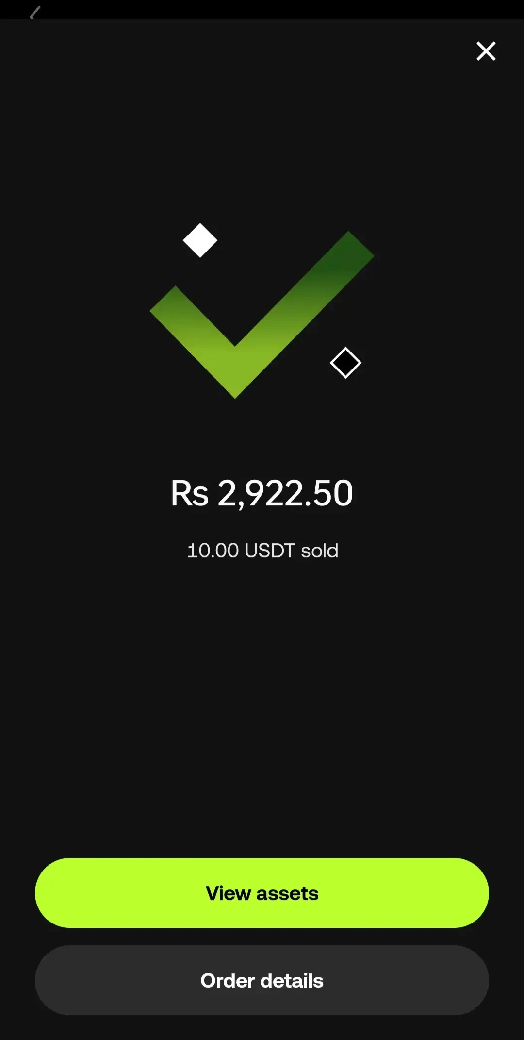 [Screenshot 17: Order page with Release Crypto button]