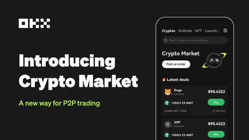 Ví Web3 OKX là Ví đa chuỗi đầu tiên hỗ trợ thị trường P2P phi tập trung, loại bỏ rủi ro trượt giá