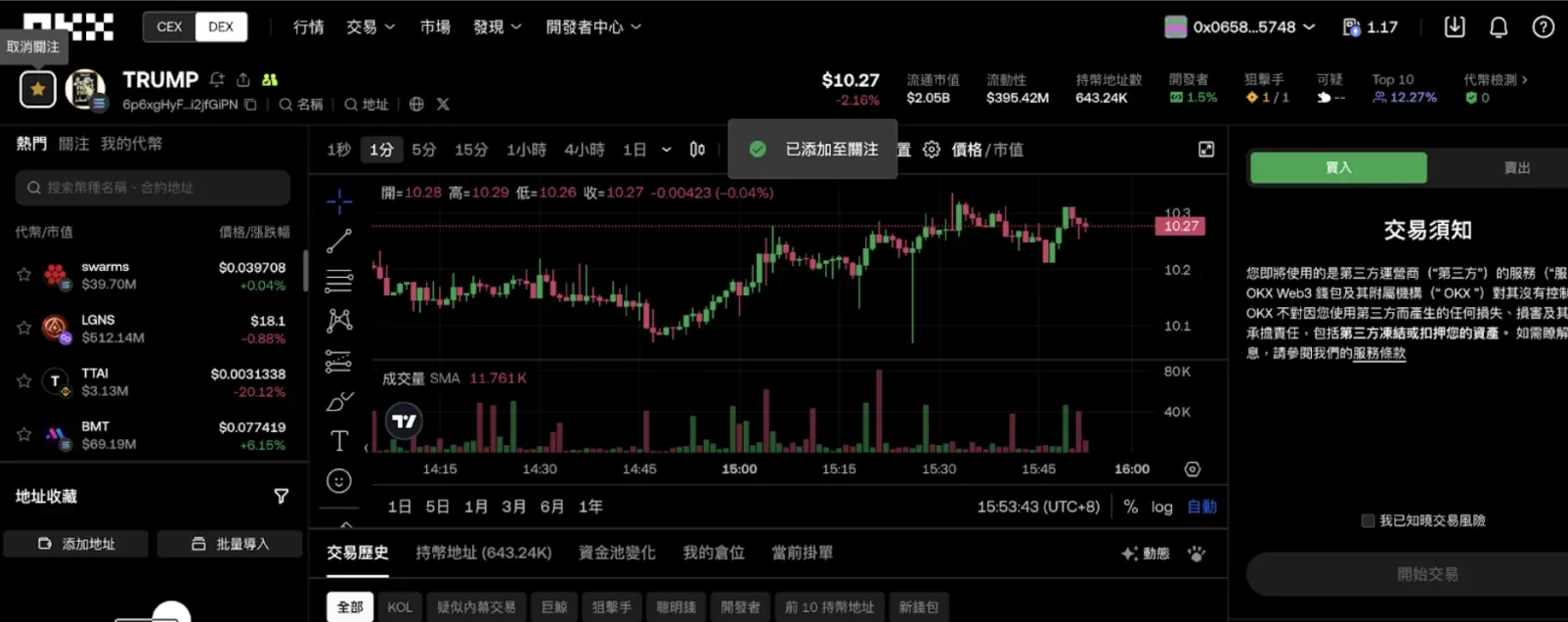 「關注」、「收藏」功能 Web 端操作指南