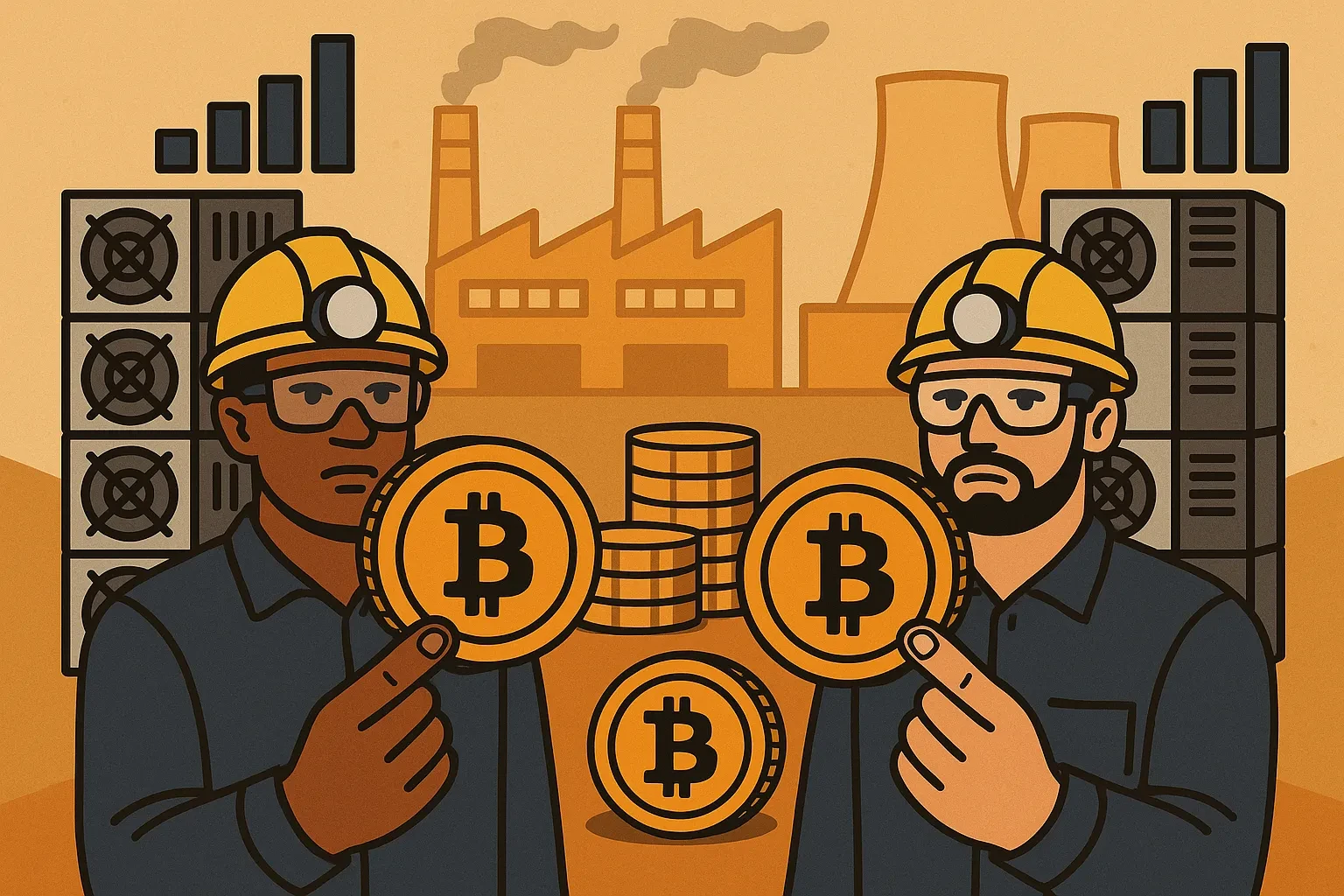 主流比特幣礦工效率與儲備比較：誰能在競爭中勝出？