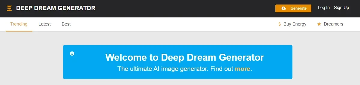 Deep Dream Generator