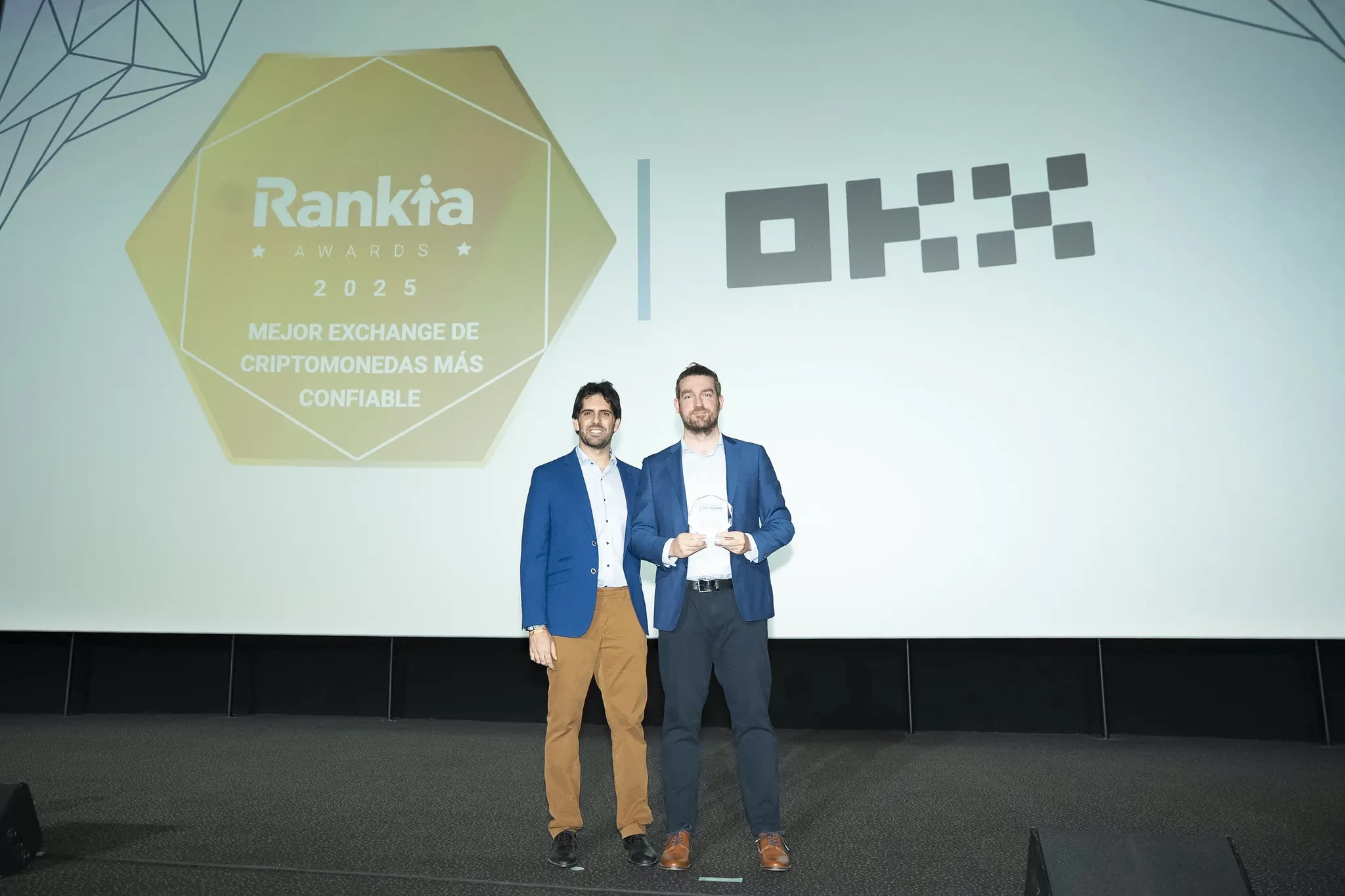 OKX gana el premio de Rankia al exchange más confiable