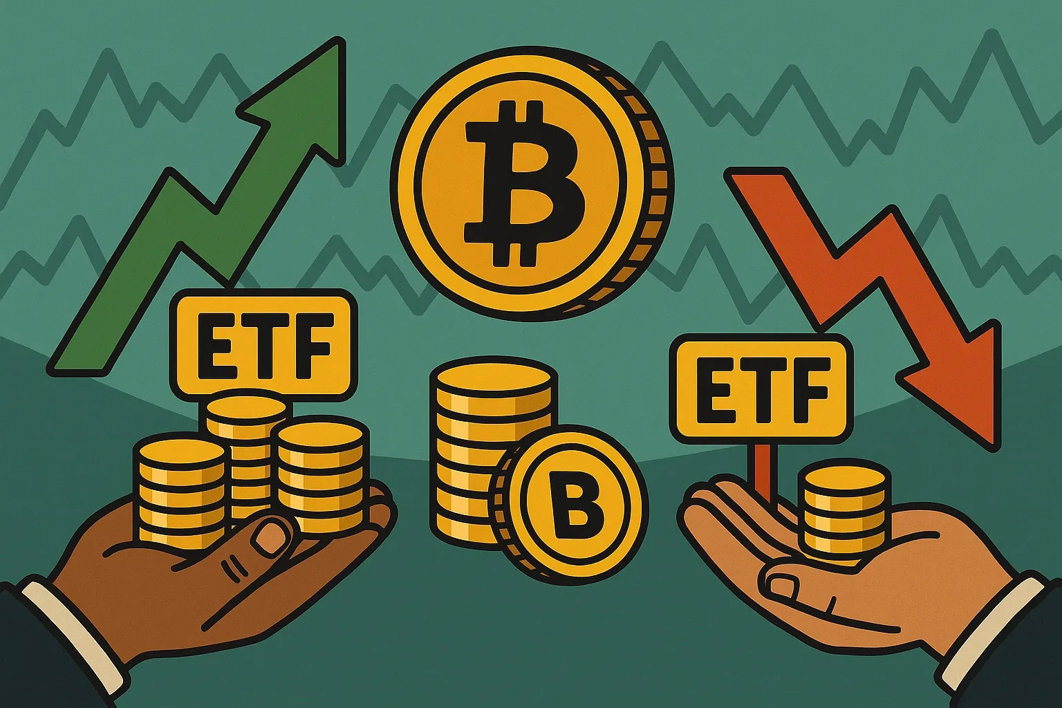 比特幣 ETF 資金流入與流出趨勢：誰在買？誰在退場？