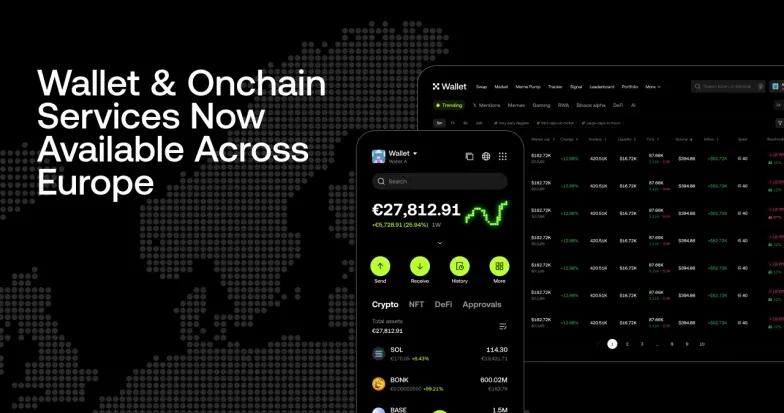 Wallet & Onchain Service Available In Europe
