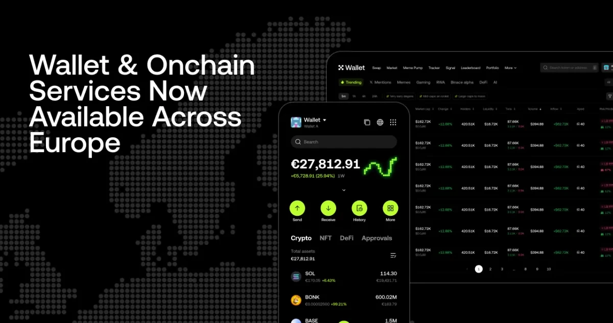 Wallet & Onchain Service Available In Europe