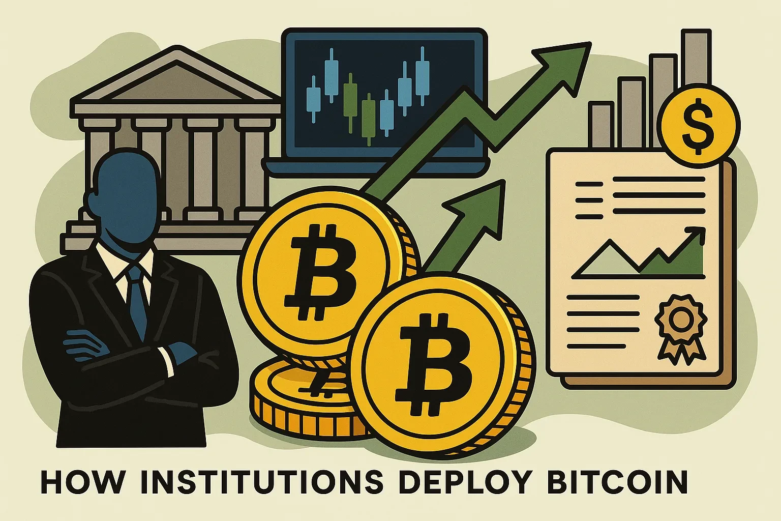 機構如何透過加密貨幣金融工具部署比特幣？