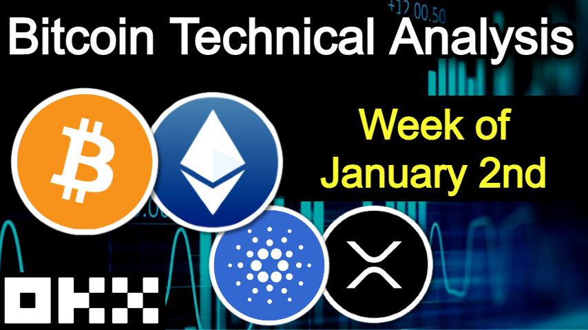 Bitcoin, Ethereum, & Altcoin Technical Analysis Week of Jan 2nd 2023