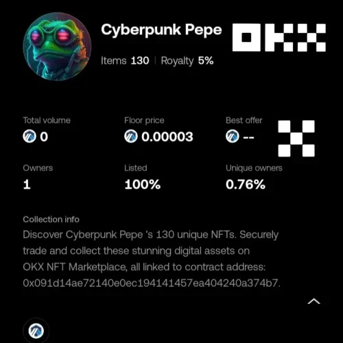 New Collection "Cyberpunk pepe"