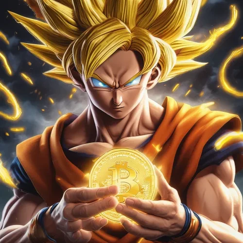 Super Bitcoin Saiyan Goku