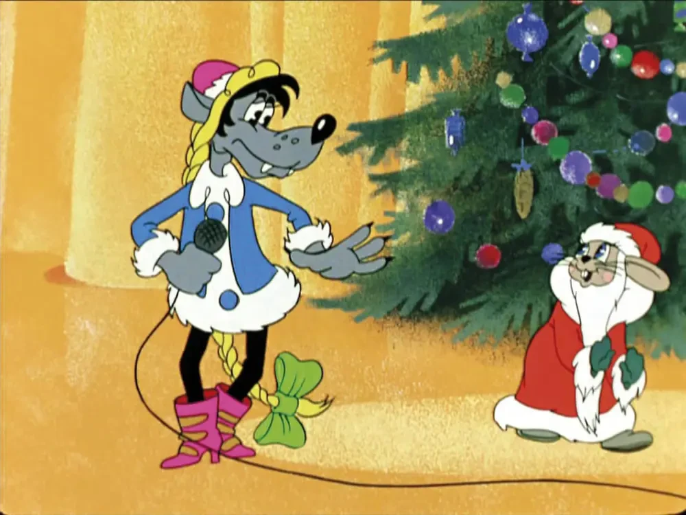 wolf and happy new year