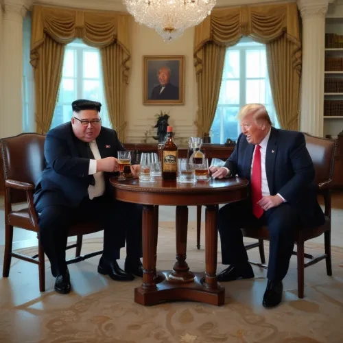 BNB Kim Jon Un & Donald Trump