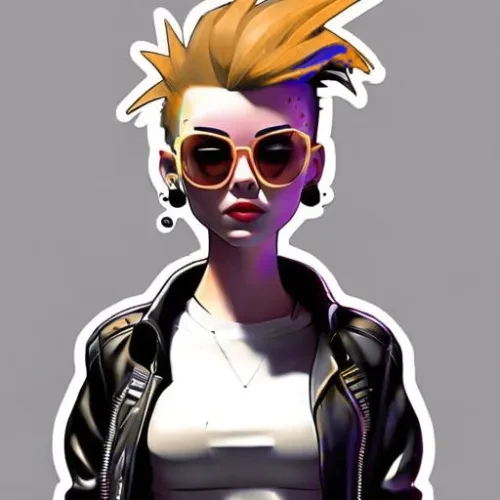 Punk woman 