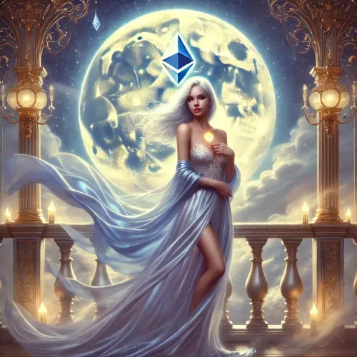  Ethereum Goddess of the Moon – The Celestial Beauty of Wealth