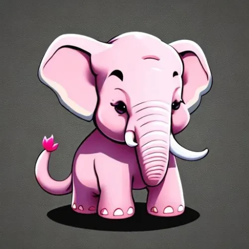 Pink elephant 