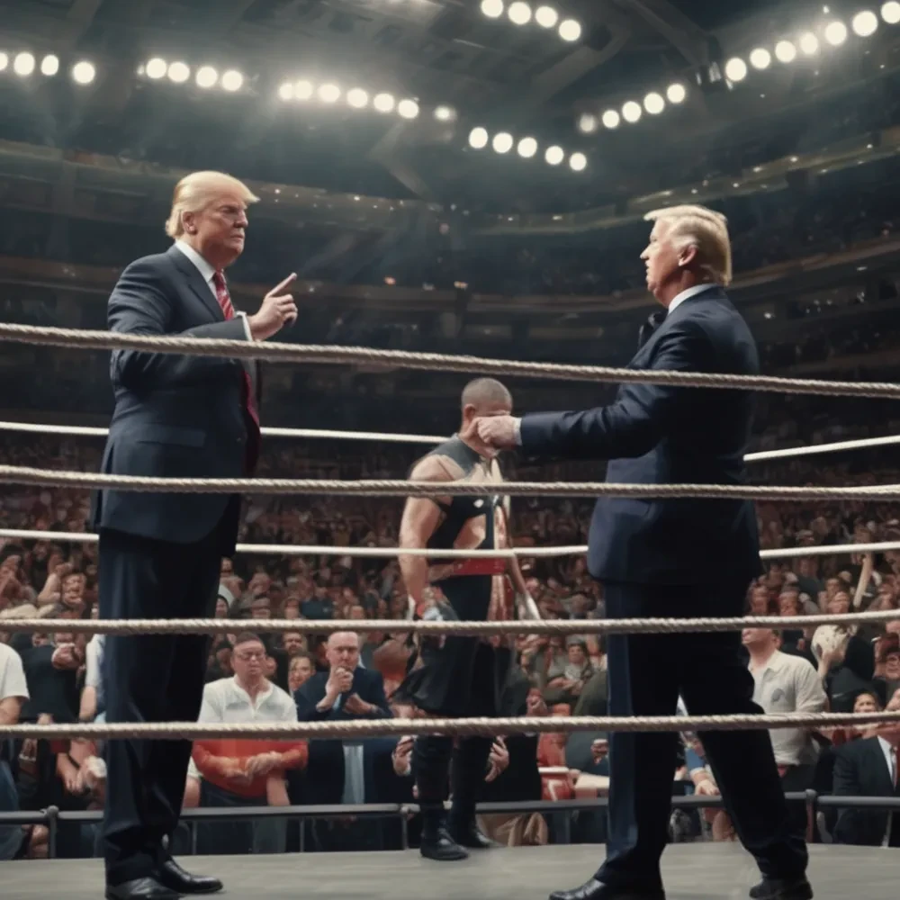 BNB Trump just another wrestler