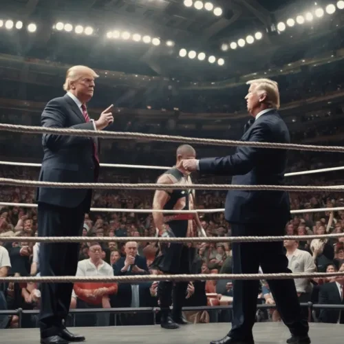 BNB Trump just another wrestler