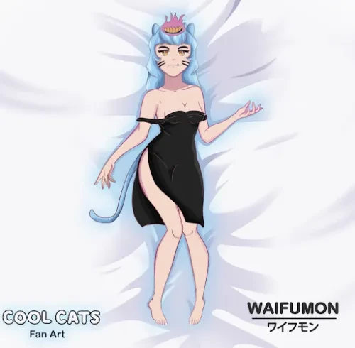 Cool Cats NFT Fan Art- Waifumon Exclusive