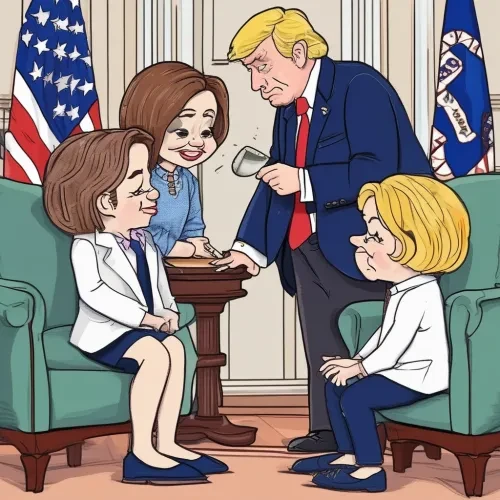 BNB Trump and Nancy