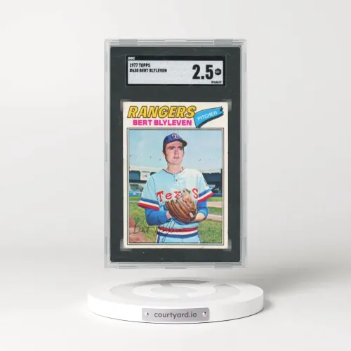 1977 Topps #630 Bert Blyleven (SGC 2.5 GOOD+)