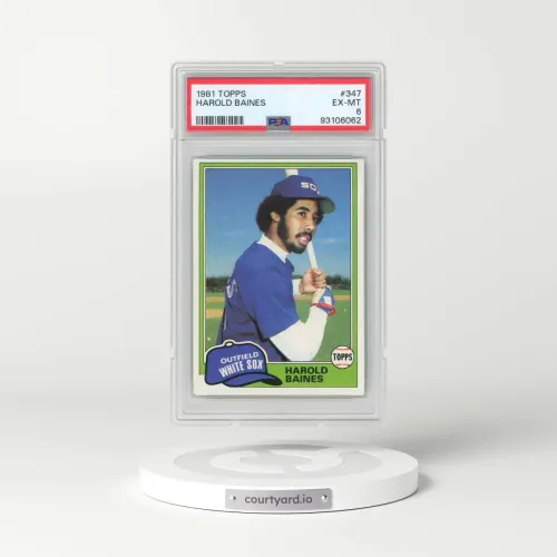 1981 Topps #347 Harold Baines (PSA 6 EX-MT)